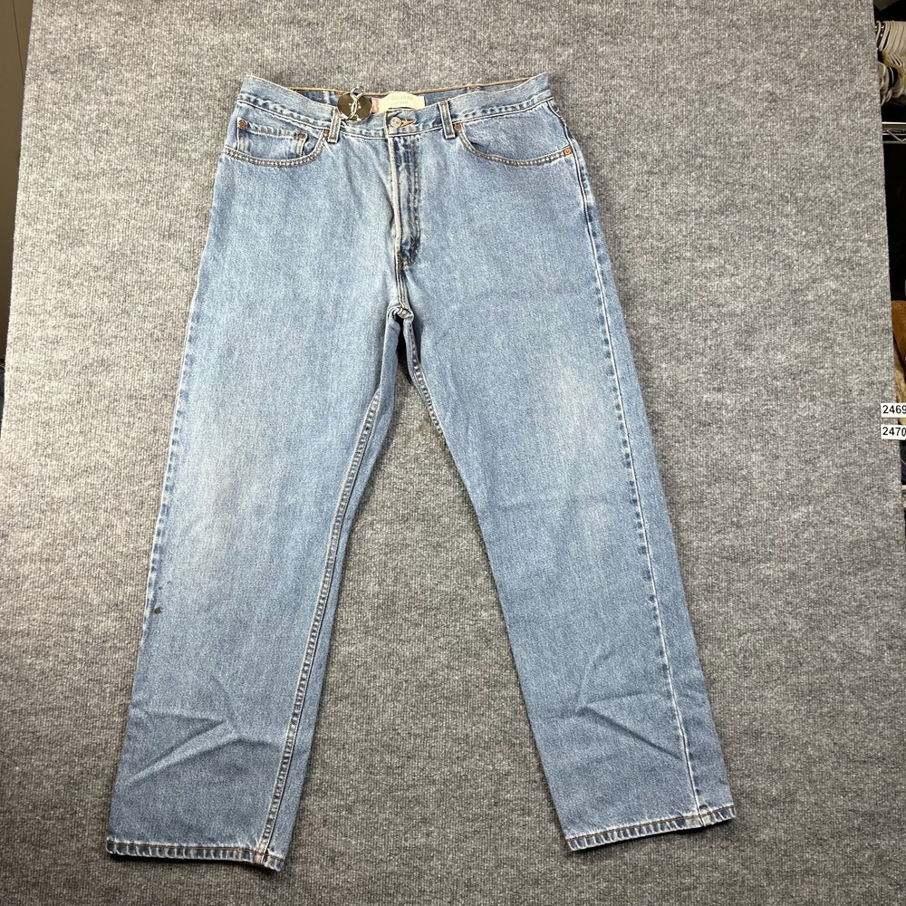 Levi's 505 Regular Fit Jeans Men's Blue Denim Classic Straight Zip Fly‎ - 36X30